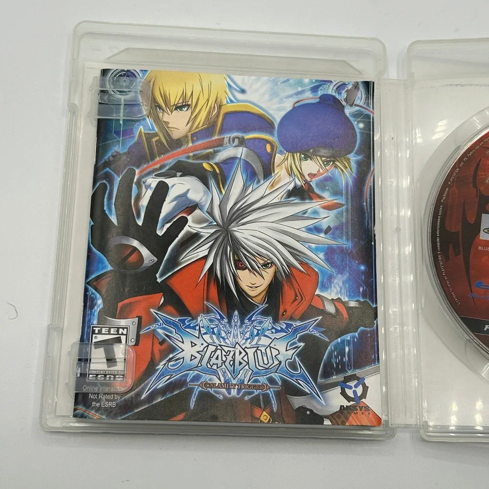 BlazBlue Calamity Trigger Sony PlayStation 3 PS3 2009 Anime Teen Complete in Box